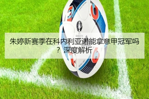 朱婷新赛季在科内利亚诺能拿意甲冠军吗？深度解析